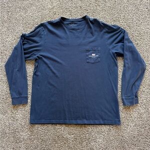 Vineyard Vines Minnesota Navy Long Sleeve Tee